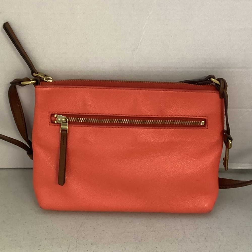 Coral Crossbody Leather Shoulder Bag - Women